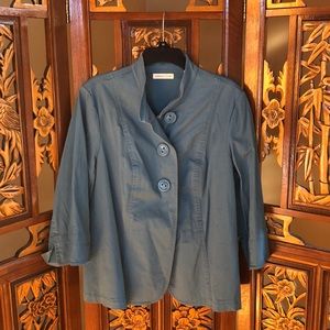 Coldwater Creek Teal Jacket Size 18W